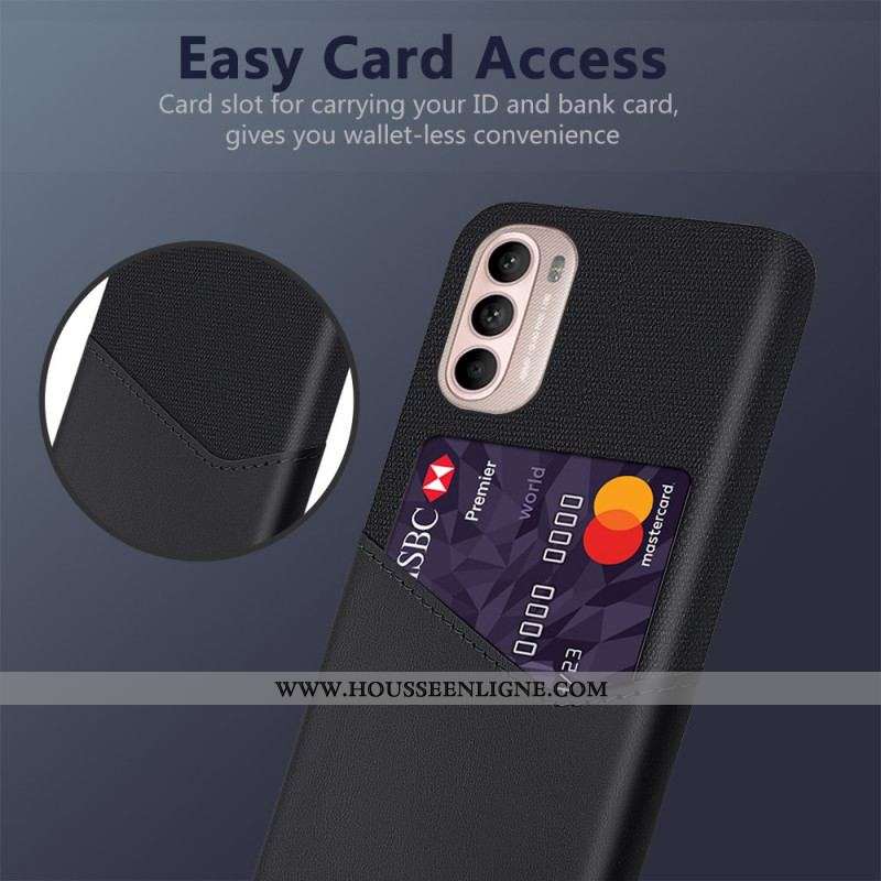 Coque Moto G41 / G31 Porte-Carte KSQ