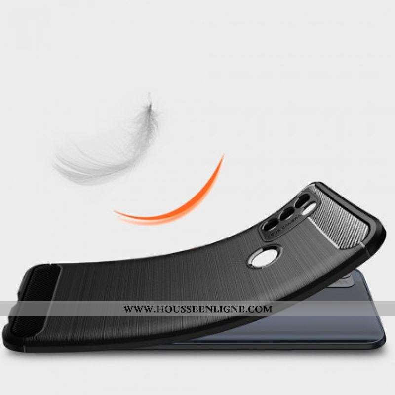 Coque Moto G50 Fibre Carbone Brossée