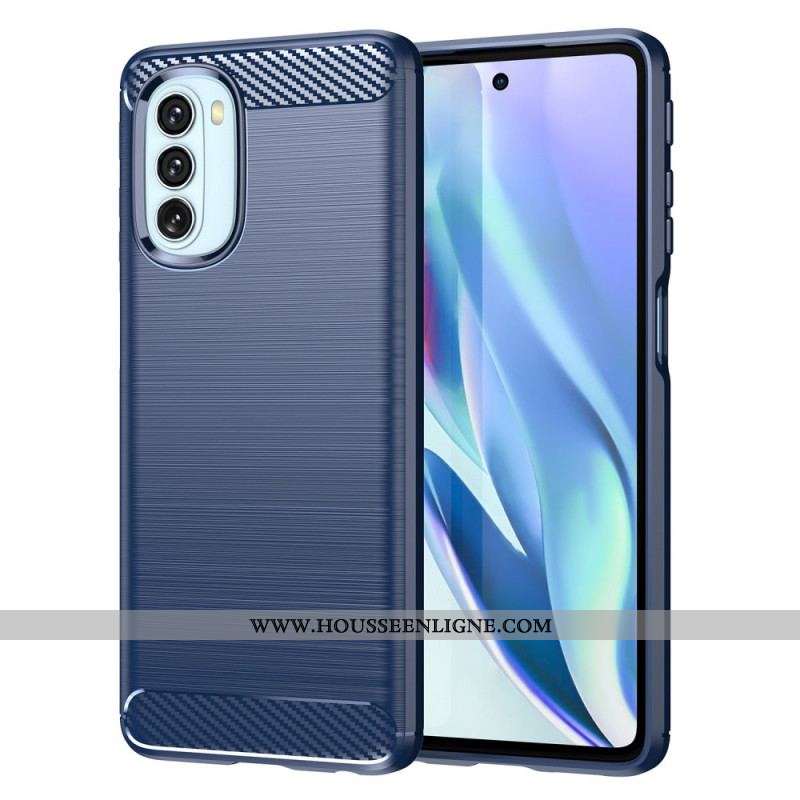 Coque Moto G51 5G Fibre Carbone Brossée