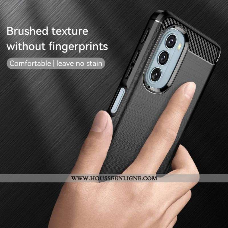 Coque Moto G51 5G Fibre Carbone Brossée