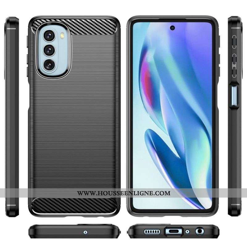 Coque Moto G51 5G Fibre Carbone Brossée