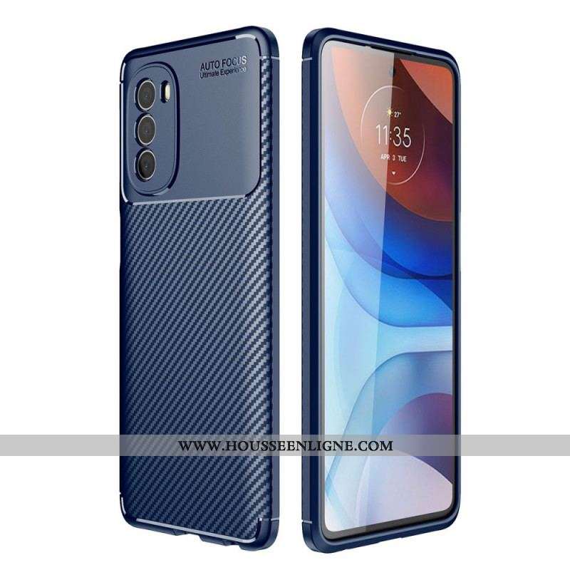 Coque Moto G51 5G Flexible Fibre Carbone