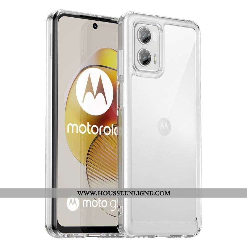 Coque Moto G73 5G Hybride Transparente