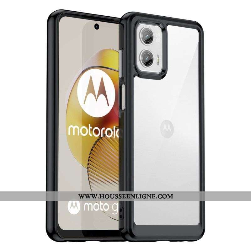 Coque Moto G73 5G Hybride Transparente