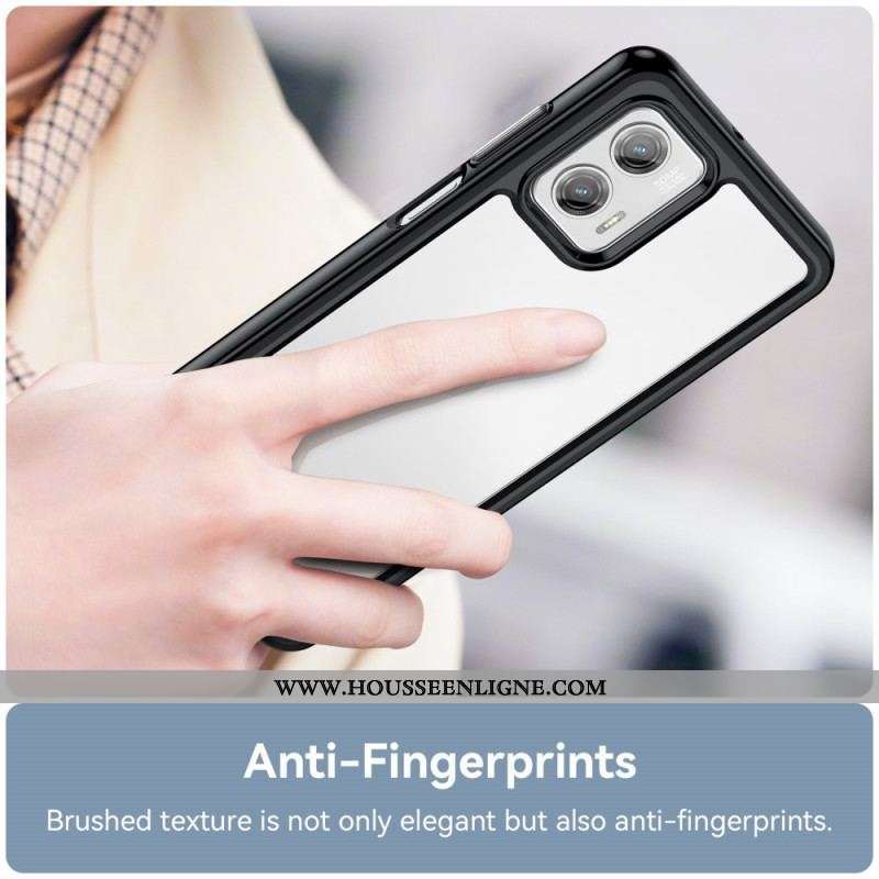 Coque Moto G73 5G Hybride Transparente
