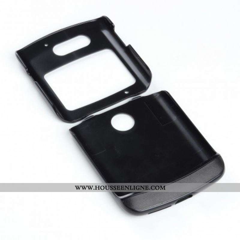 Coque Motorola Razr 5G Simili Cuir