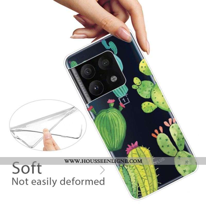 Coque OnePlus 10 Pro 5G Cactus Aquarelle