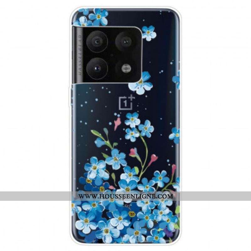 Coque OnePlus 10 Pro 5G Fleurs Bleues