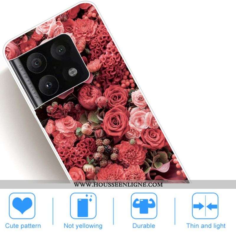 Coque OnePlus 10 Pro 5G Fleurs Roses