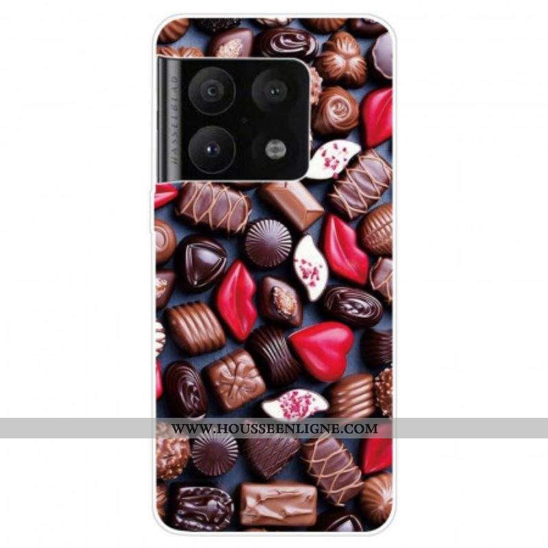 Coque OnePlus 10 Pro 5G Flexible Chocolat