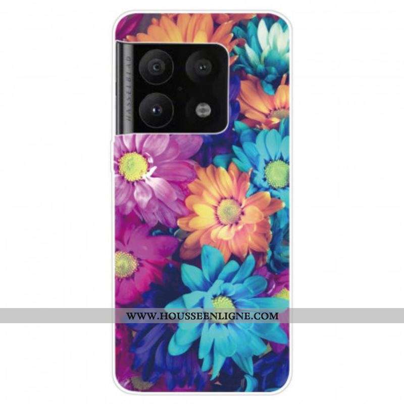 Coque OnePlus 10 Pro 5G Marguerites Colorées