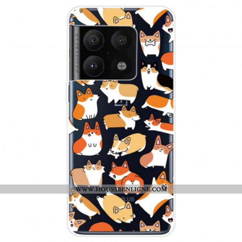 Coque OnePlus 10 Pro 5G Multiples Chiens