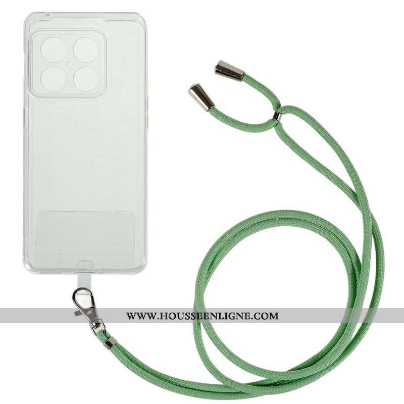Coque OnePlus 10 Pro 5G Transparente avec Cordon Coloré