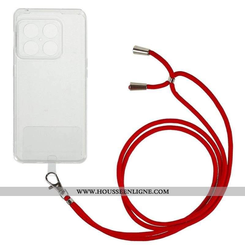 Coque OnePlus 10 Pro 5G Transparente avec Cordon Coloré