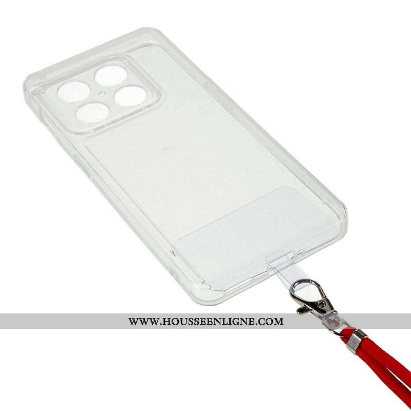 Coque OnePlus 10 Pro 5G Transparente avec Cordon Coloré