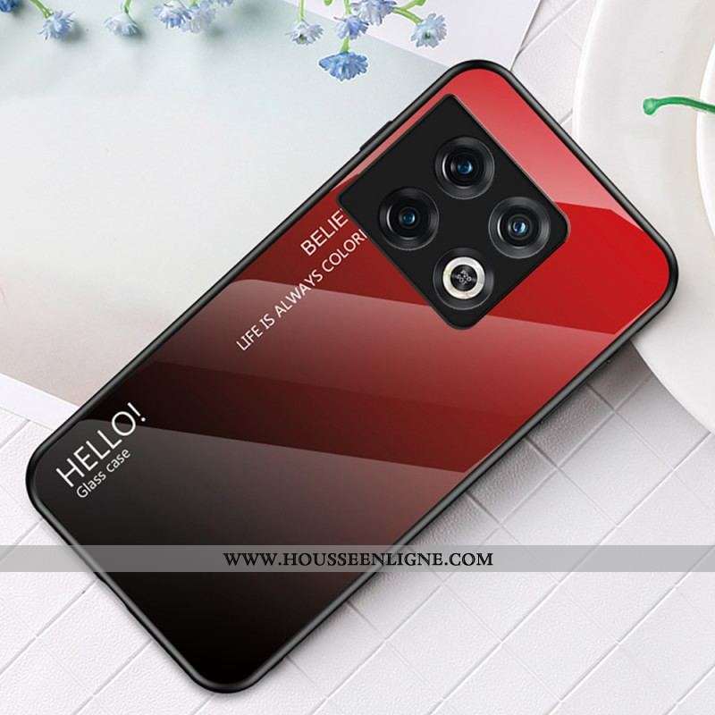 Coque OnePlus 10 Pro 5G Verre Trempé Hello
