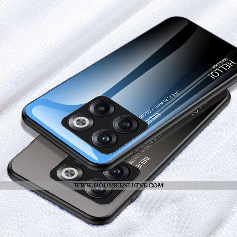 Coque OnePlus 10T 5G Verre Trempé Hello