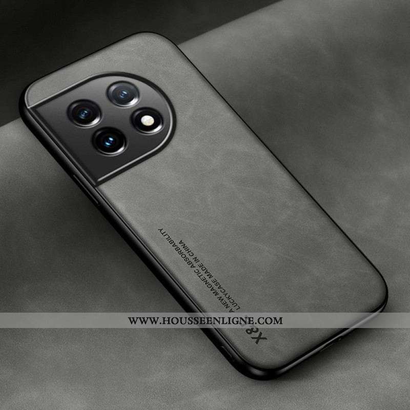Coque OnePlus 11 5G Cuir Effet Cuir X&E