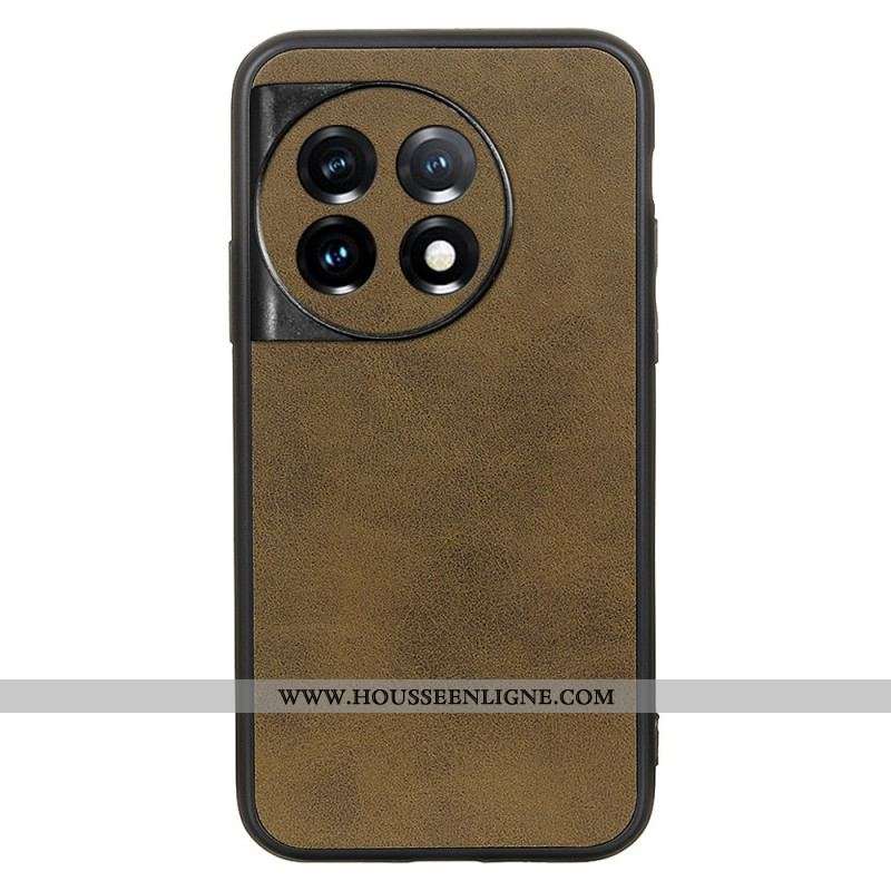 Coque OnePlus 11 5G Effet Cuir Look Raffiné