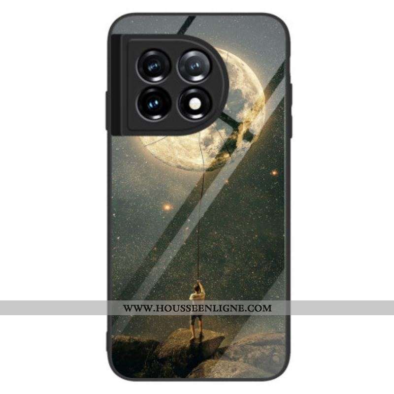 Coque OnePlus 11 5G Verre Trempé l'Homme à la Lune