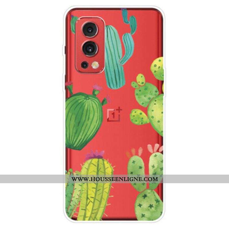 Coque OnePlus Nord 2 5G Cactus Aquarelle