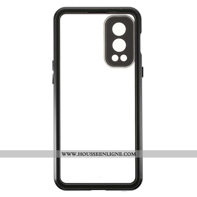 Coque OnePlus Nord 2 5G Deux Cotés Magnétique Verre Trempé et Métal