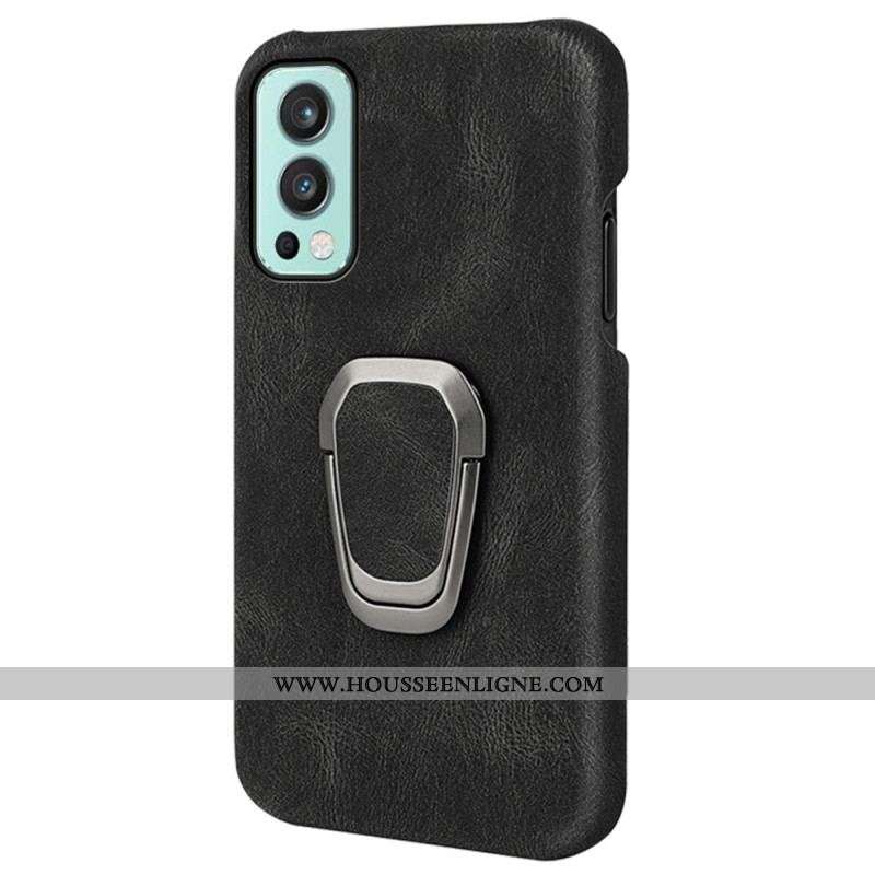 Coque OnePlus Nord 2 5G Effet Cuir Anneau-Support New Colors