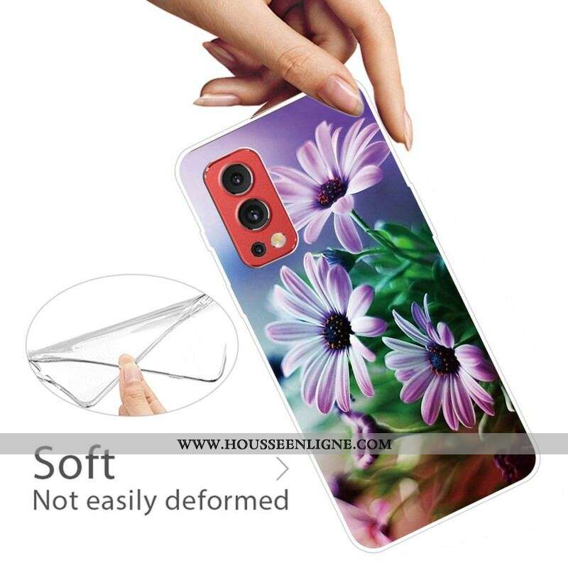 Coque OnePlus Nord 2 5G Fleurs Réalistes