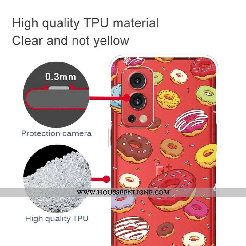 Coque OnePlus Nord 2 5G Love Donuts