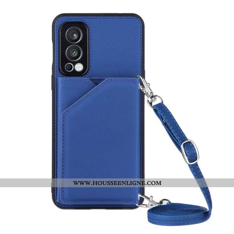 Coque OnePlus Nord 2 5G Multi-Cartes Support Sangle