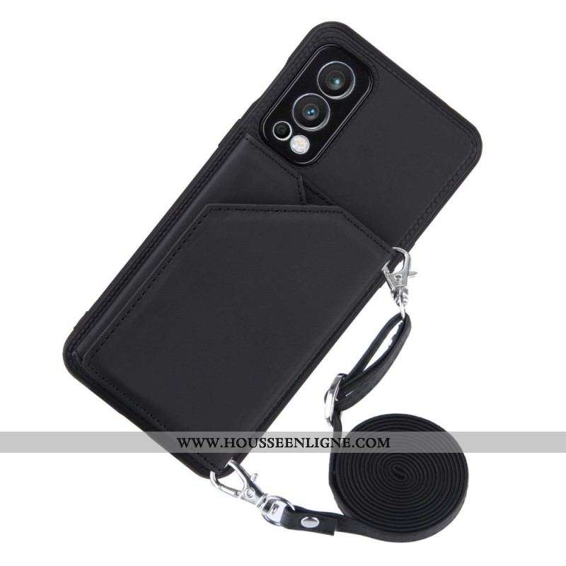 Coque OnePlus Nord 2 5G Multi-Cartes Support Sangle