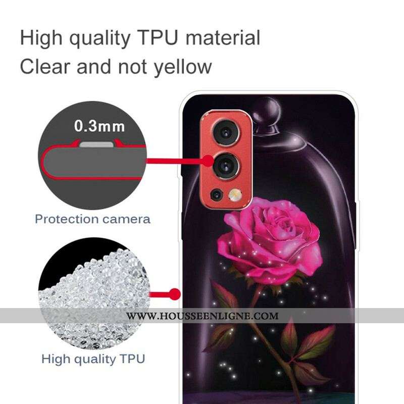 Coque OnePlus Nord 2 5G Rose Magique
