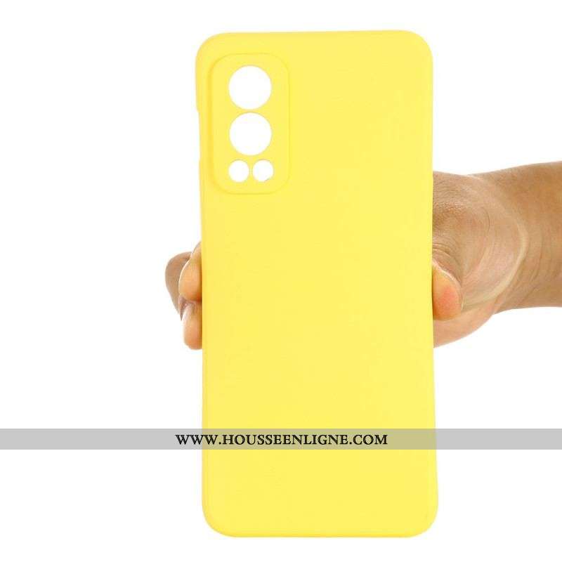 Coque OnePlus Nord 2 5G Silicone Liquide Avec Lanière