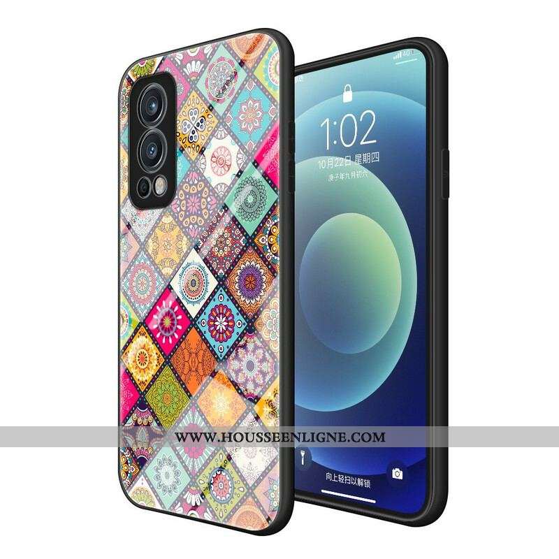 Coque OnePlus Nord 2 5G Support Magnétique Patchwork