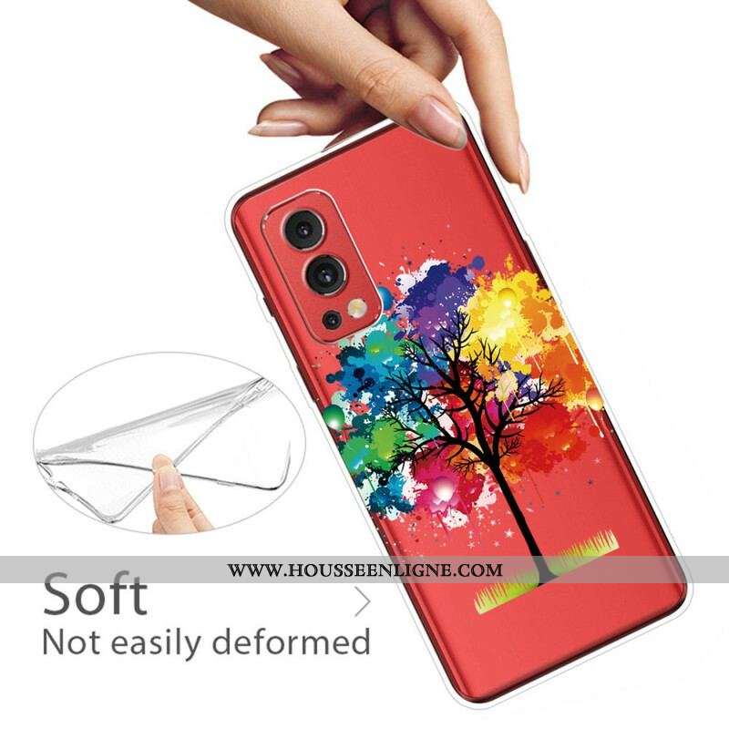 Coque OnePlus Nord 2 5G Transparente Arbre Aquarelle