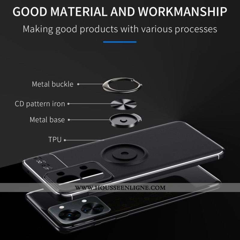 Coque OnePlus Nord 2T 5G AUTO FOCUS Ultimate Experience à Anneau Rotatif