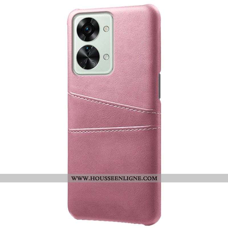 Coque OnePlus Nord 2T 5G Simili Cuir et Plastique Rigide