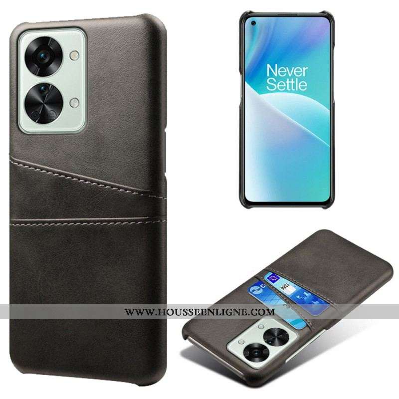 Coque OnePlus Nord 2T 5G Simili Cuir et Plastique Rigide