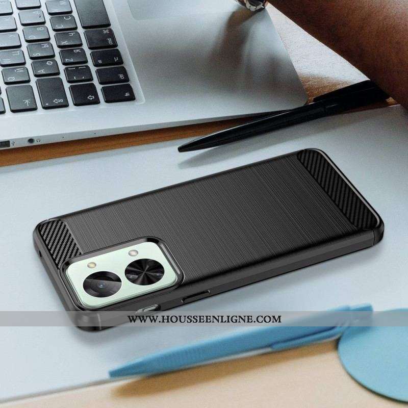 Coque OnePlus Nord 2T 5G Sobre Carbone Brossée