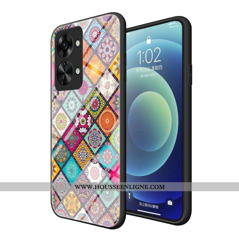 Coque OnePlus Nord 2T 5G Support Magnétique Patchwork
