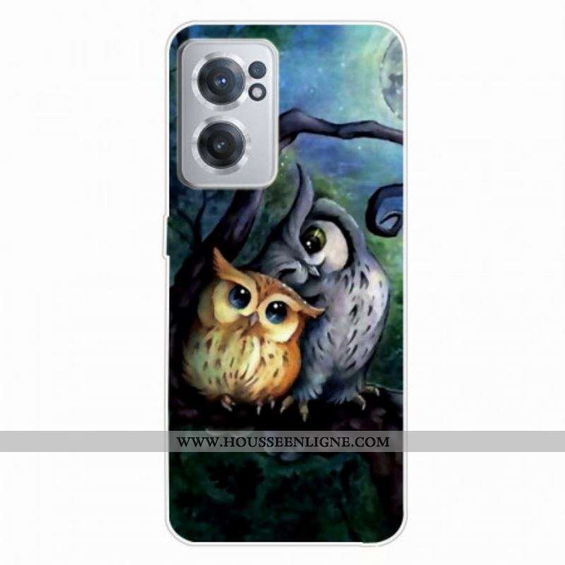 Coque OnePlus Nord CE 2 5G Couple de Hiboux