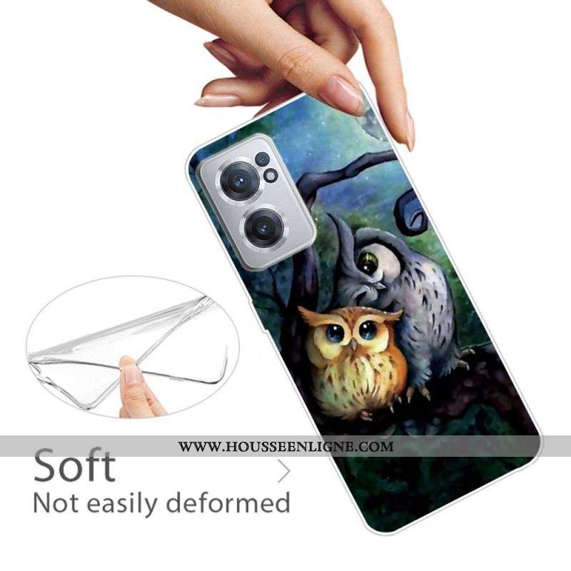 Coque OnePlus Nord CE 2 5G Couple de Hiboux