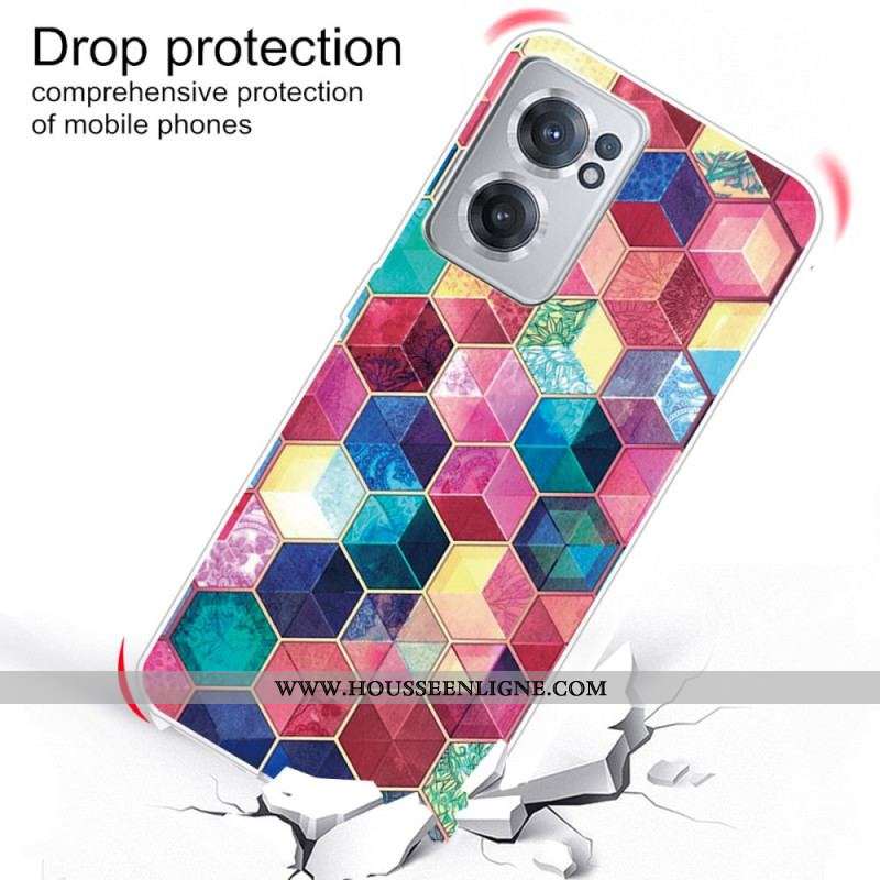 Coque OnePlus Nord CE 2 5G Cubes Multicolores