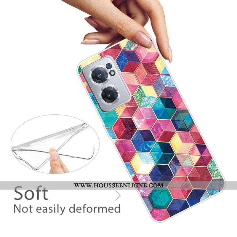 Coque OnePlus Nord CE 2 5G Cubes Multicolores