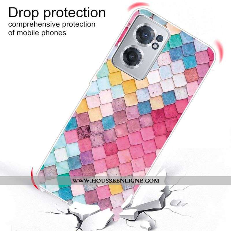 Coque OnePlus Nord CE 2 5G Cubes Néons