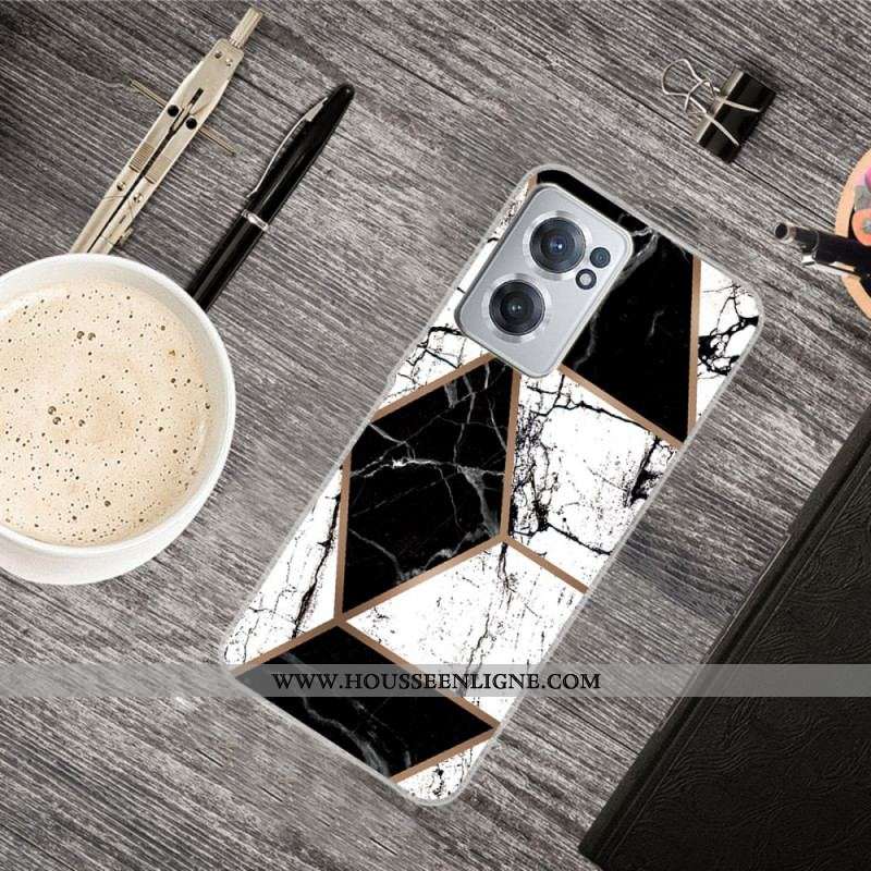 Coque OnePlus Nord CE 2 5G Damier Noir et Blanc