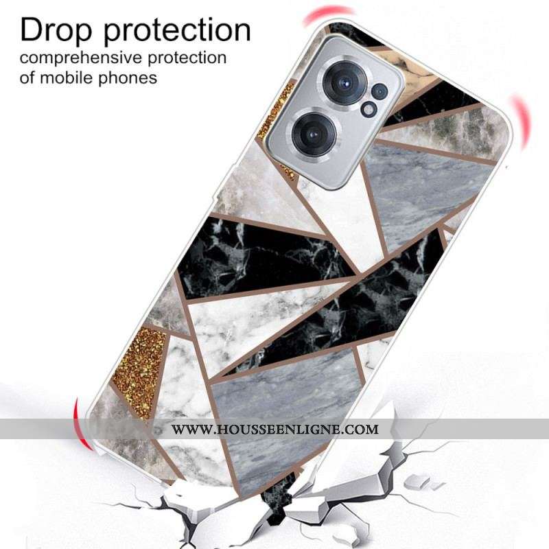 Coque OnePlus Nord CE 2 5G Découpes de Marbre