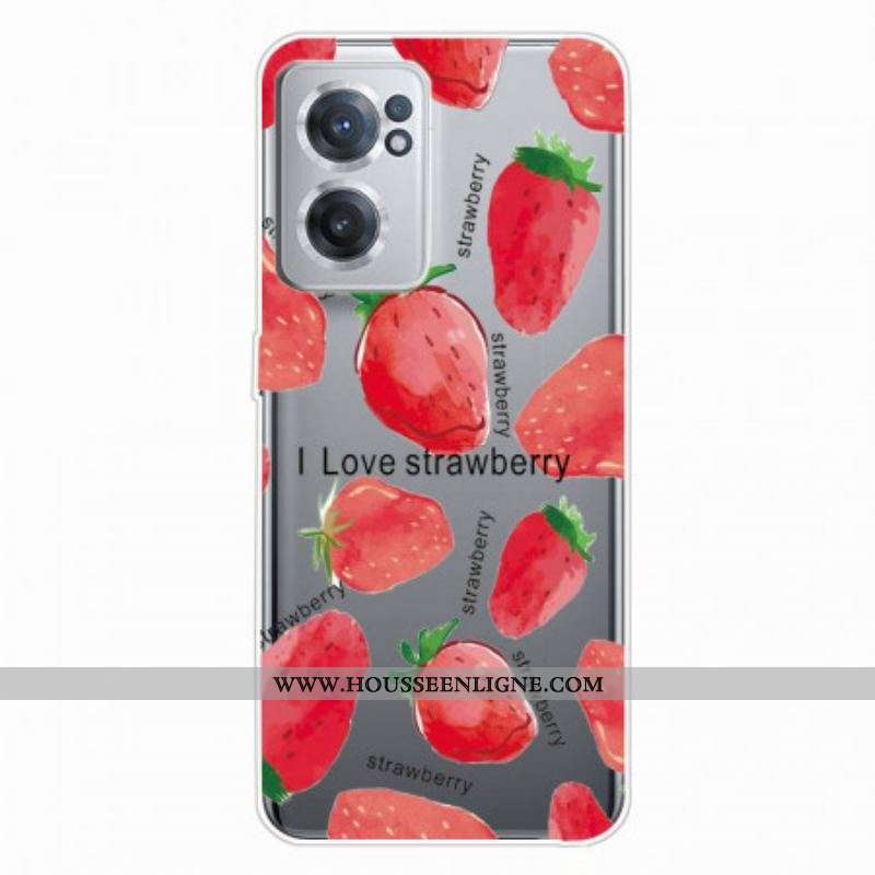 Coque OnePlus Nord CE 2 5G Fraises Sauvages