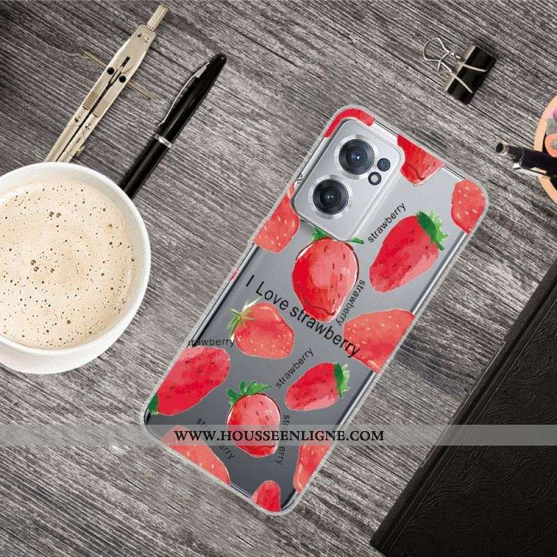 Coque OnePlus Nord CE 2 5G Fraises Sauvages