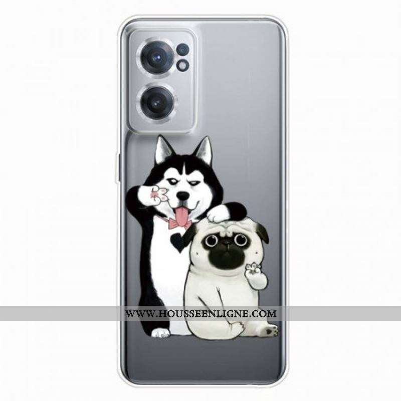 Coque OnePlus Nord CE 2 5G Loup et Pug